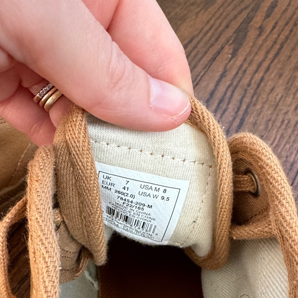 Palladium Light Brown Canvas High-Tops - Picture 6 of 6